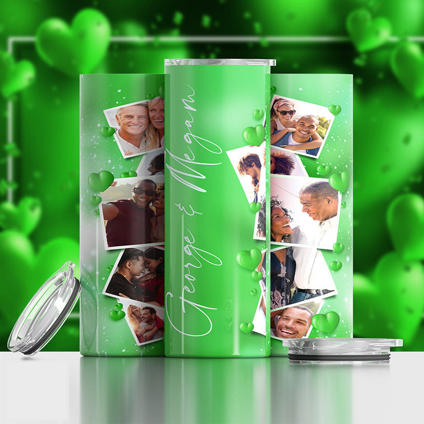 Love Photo Tumbler (10 Photos) - 20 oz