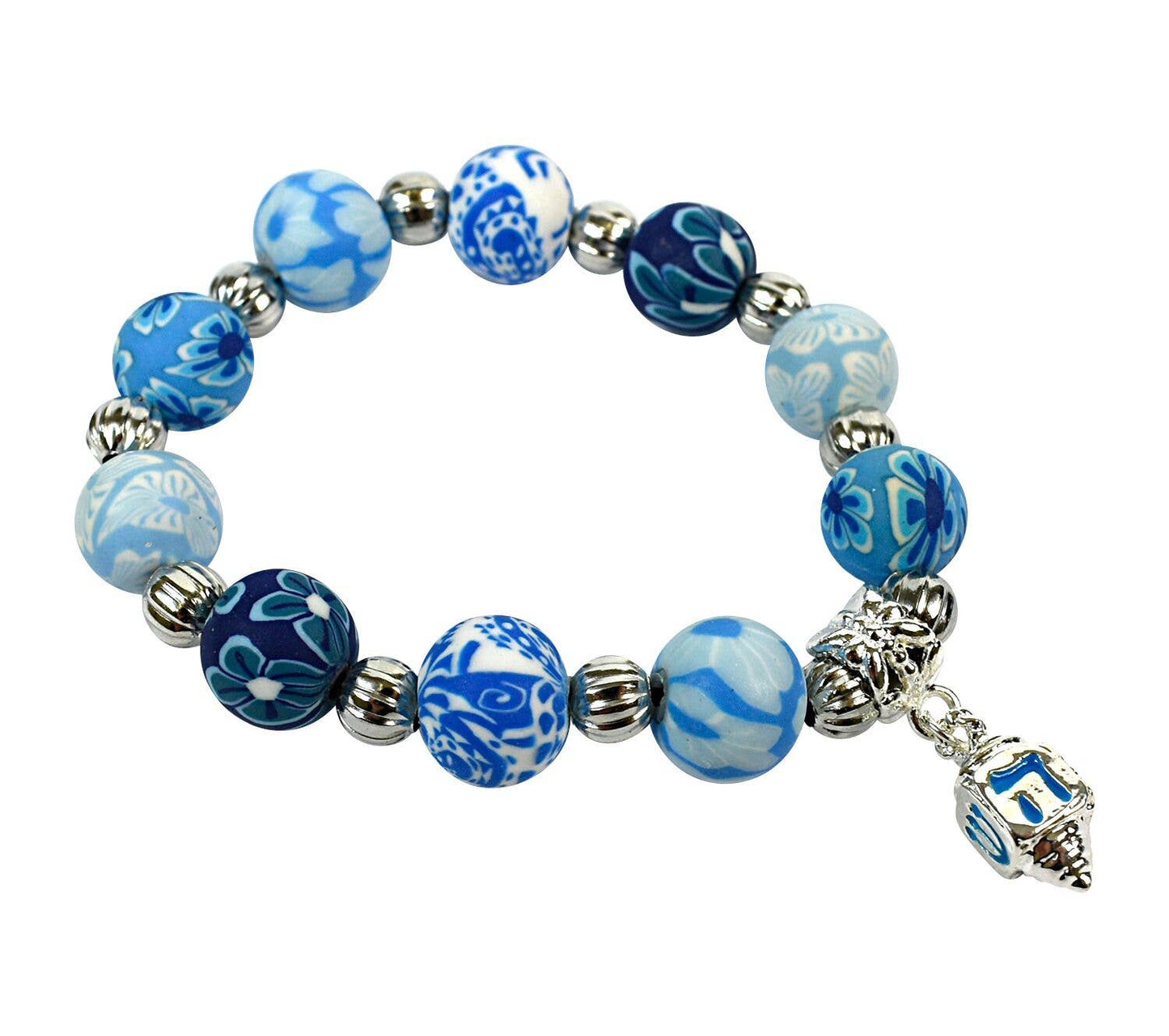Girl's Jewelry Bracelet with Chanukkah Dreidel Charm