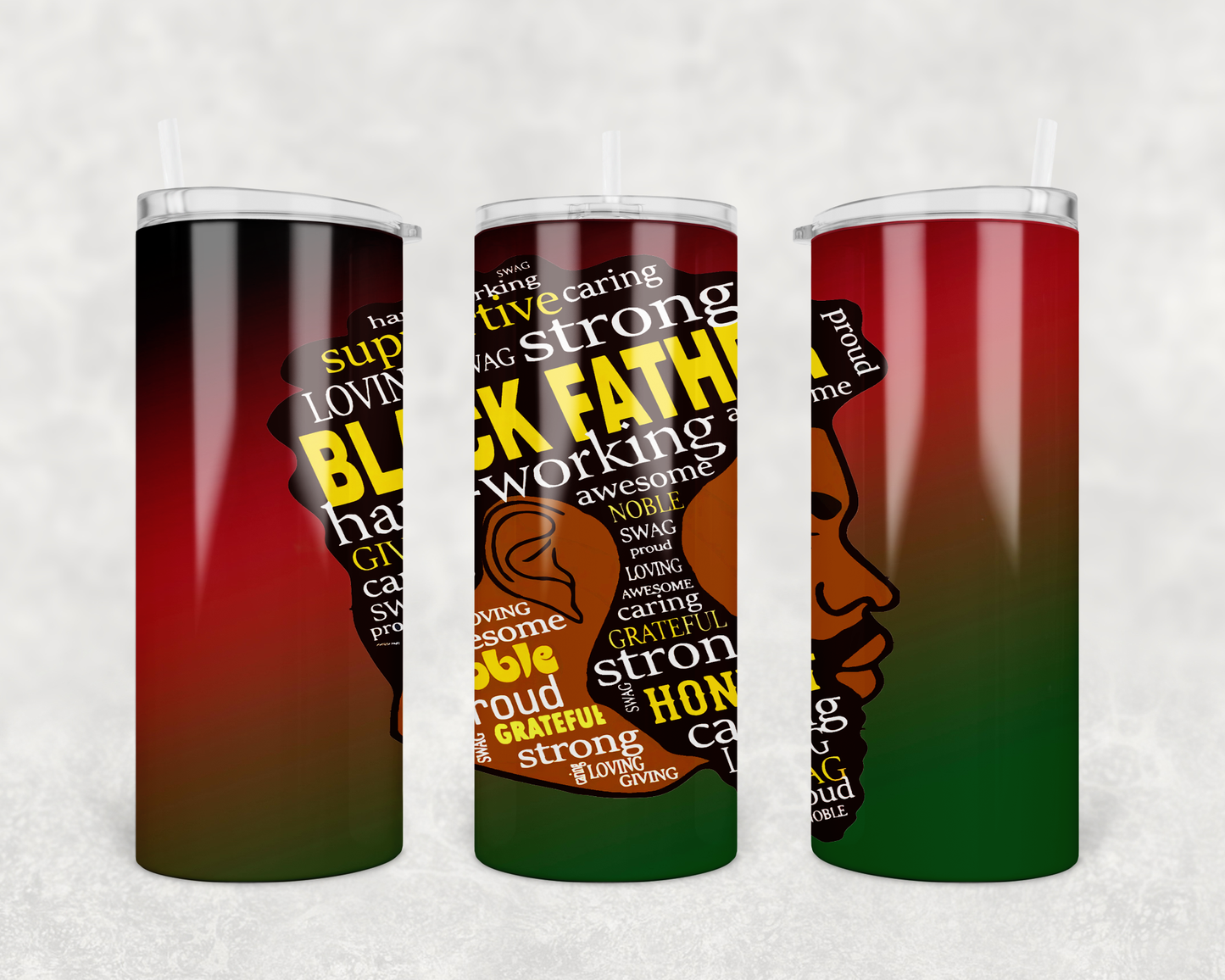 Black Father - 20 oz Tumbler