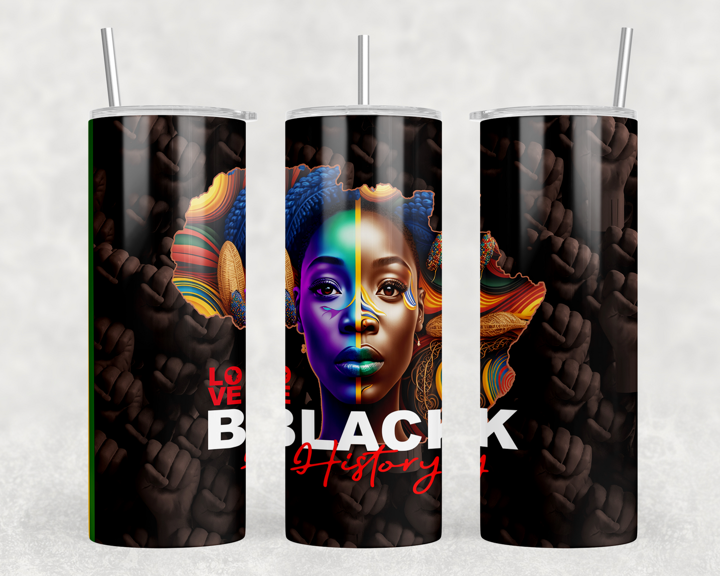 Love Black History - 20 oz Tumbler