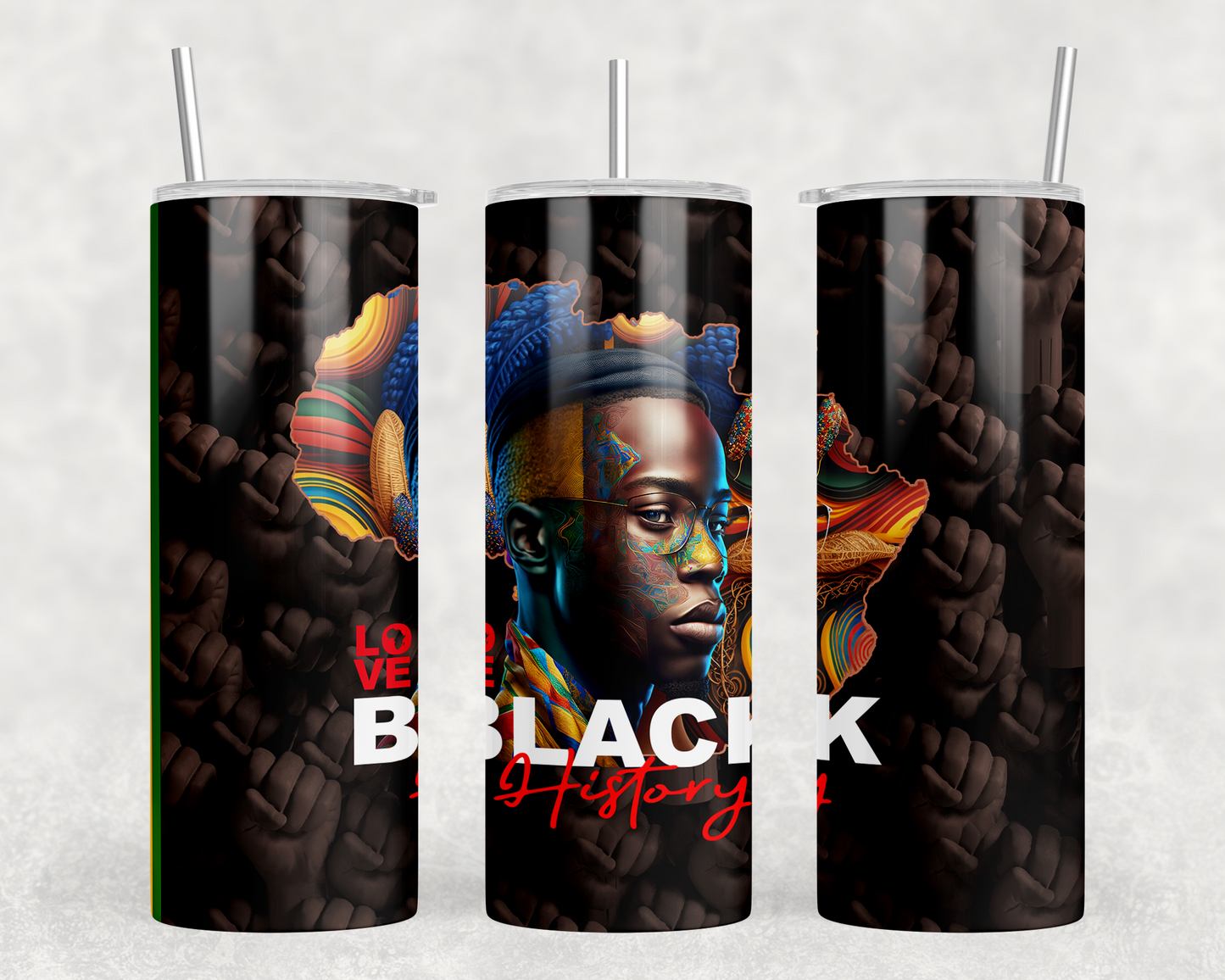 Love Black History - 20 oz Tumbler