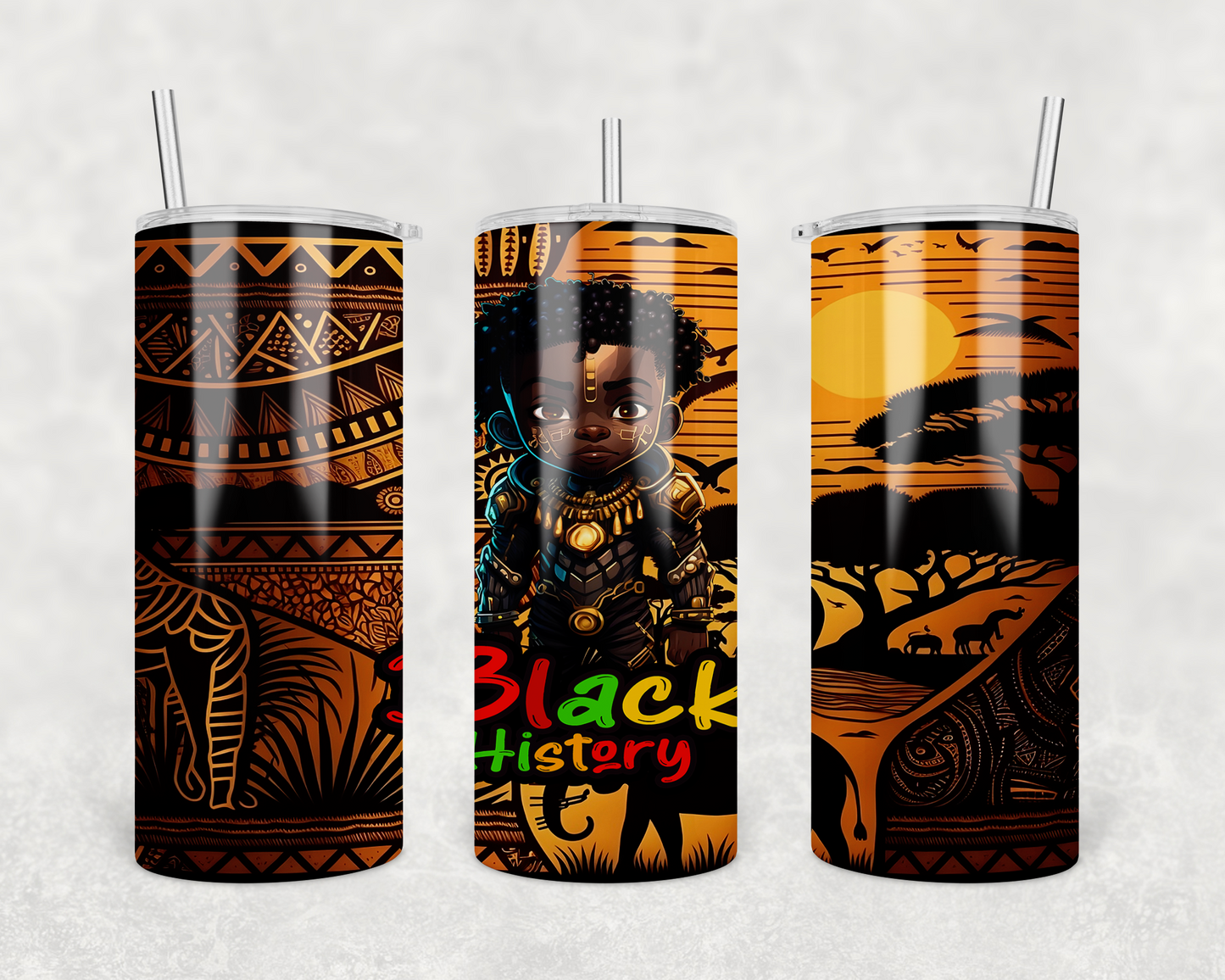Black History Kids Tumbler