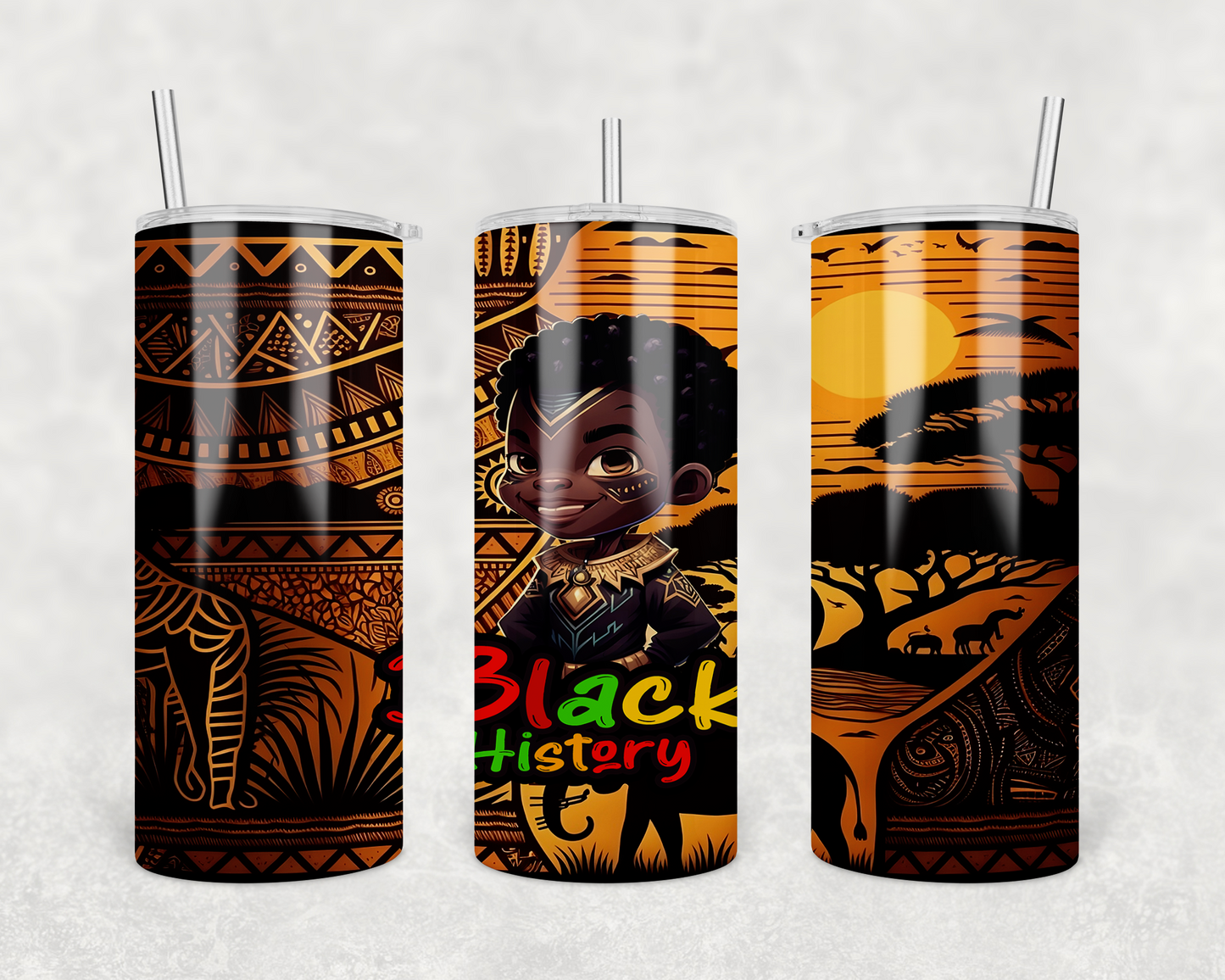 Black History Kids Tumbler
