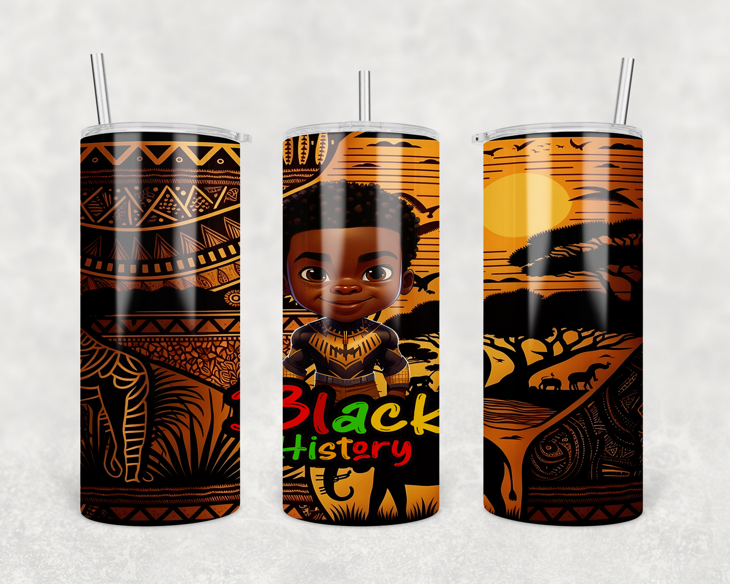 Black History Kids Tumbler