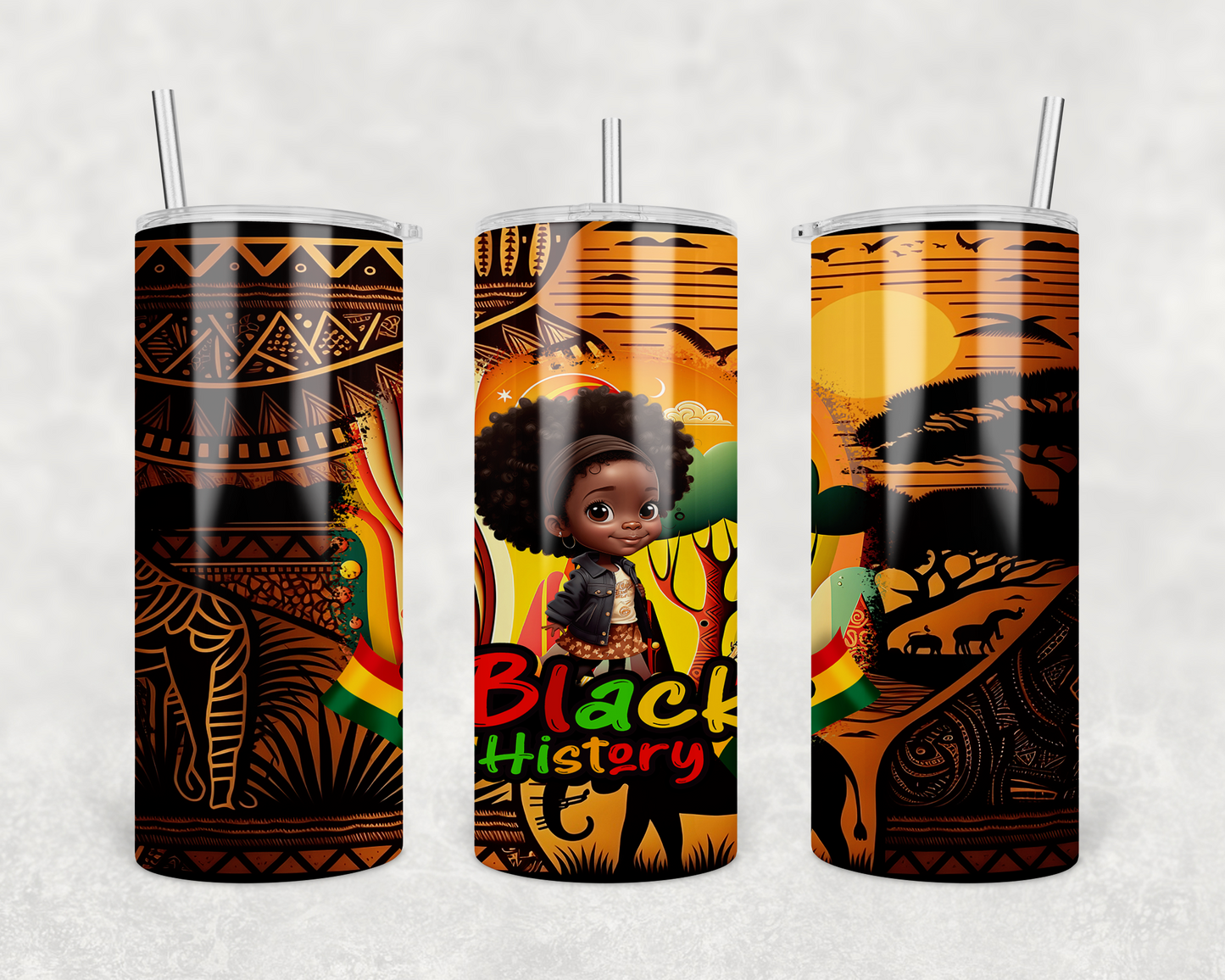 Black History Kids Tumbler