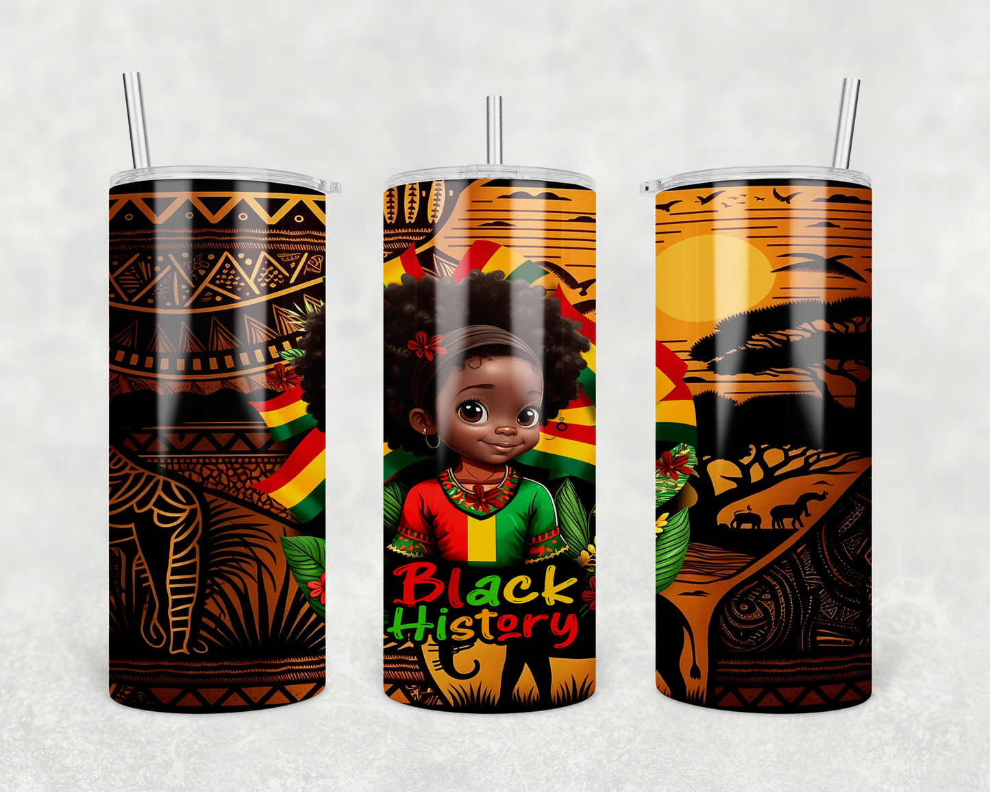 Black History Kids Tumbler