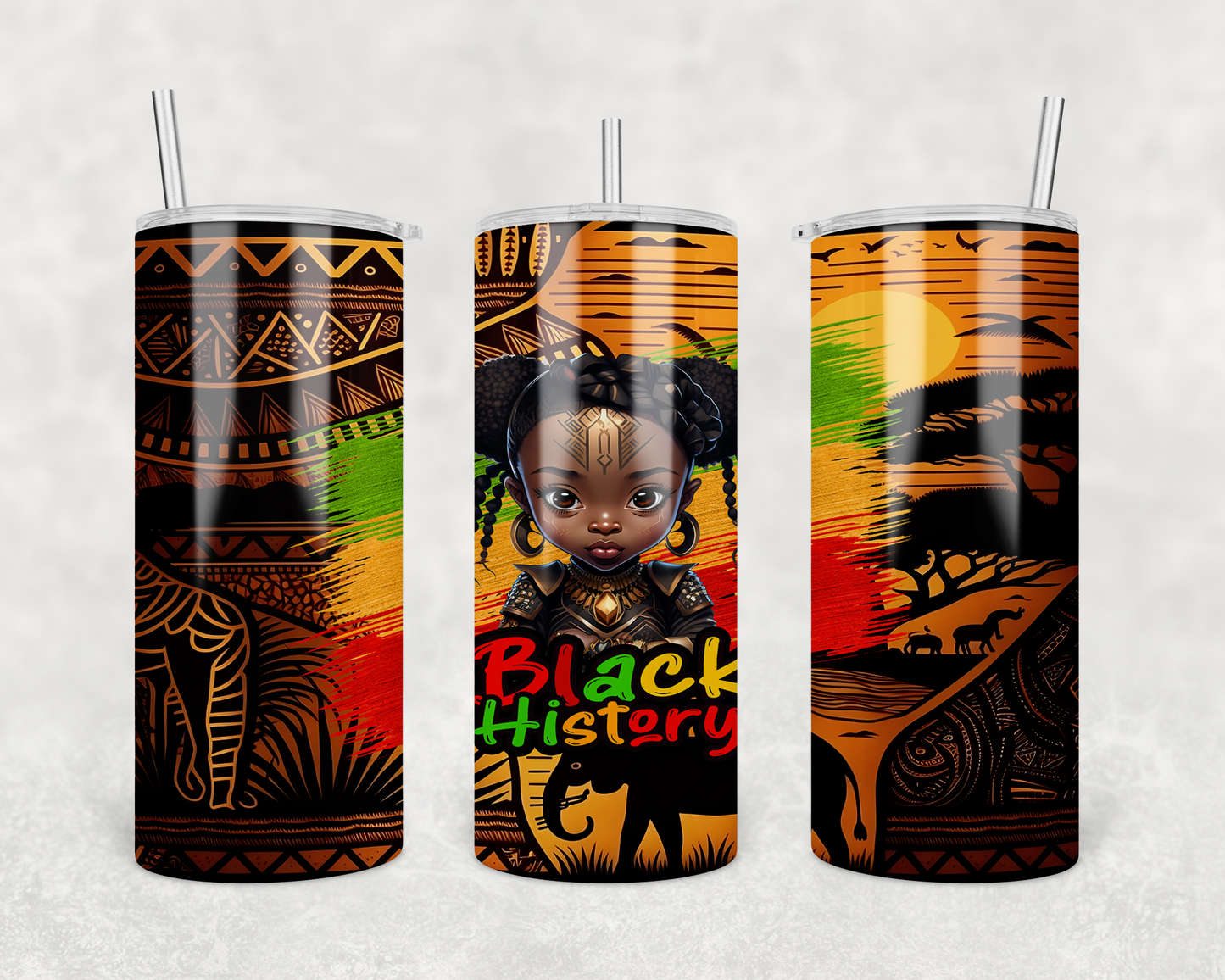Black History Kids Tumbler