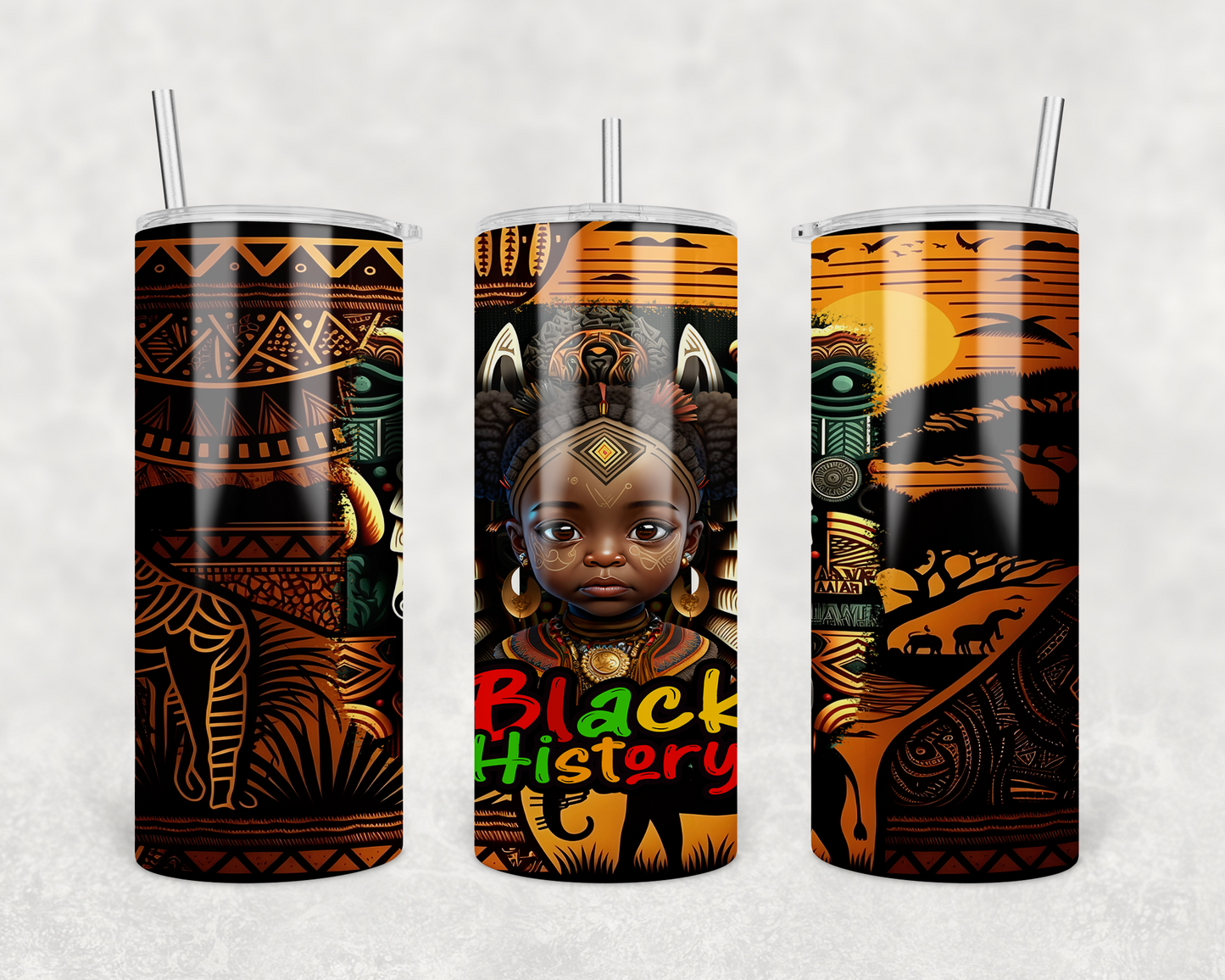 Black History Kids Tumbler