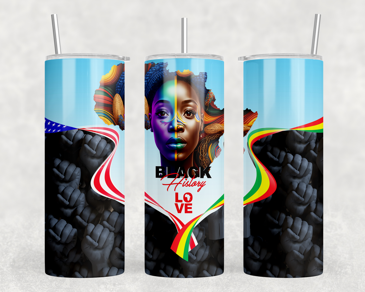 Love Black History - 20 oz Tumbler