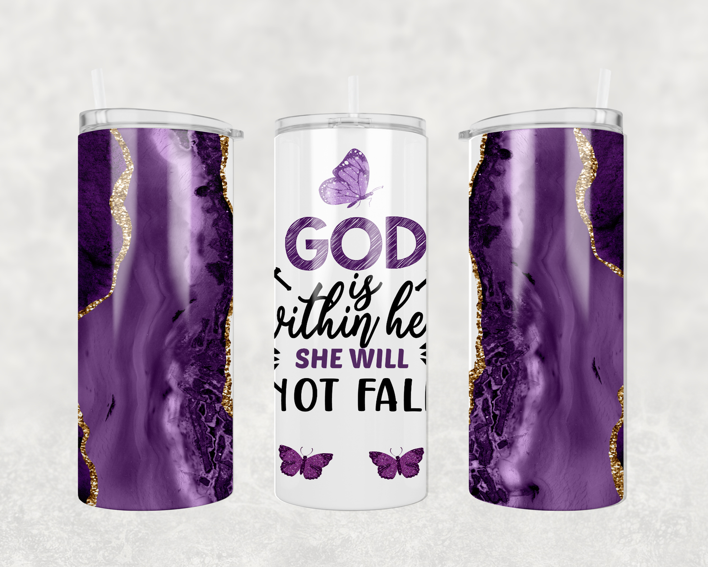 God is Within Her - 20 oz Tumbler