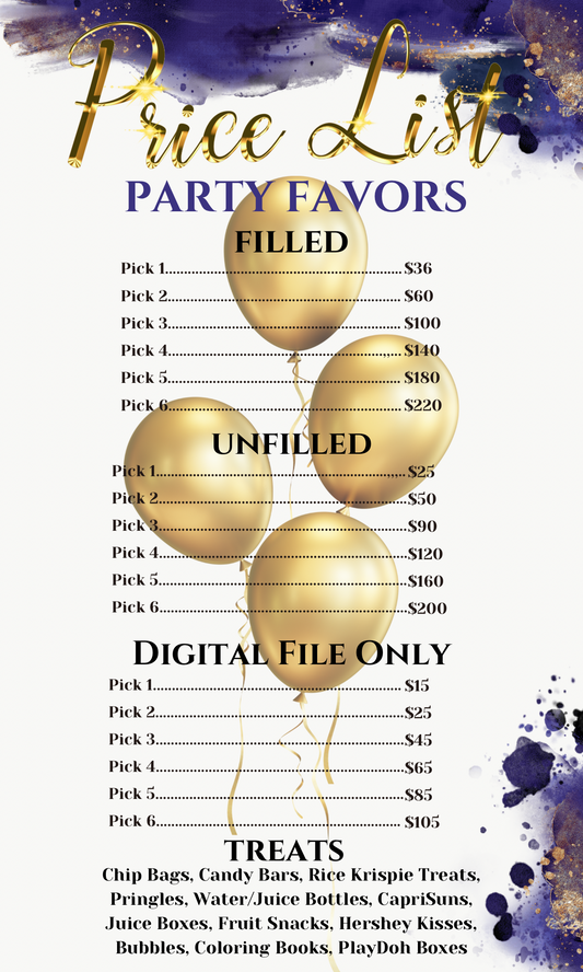 Custom Party Favors