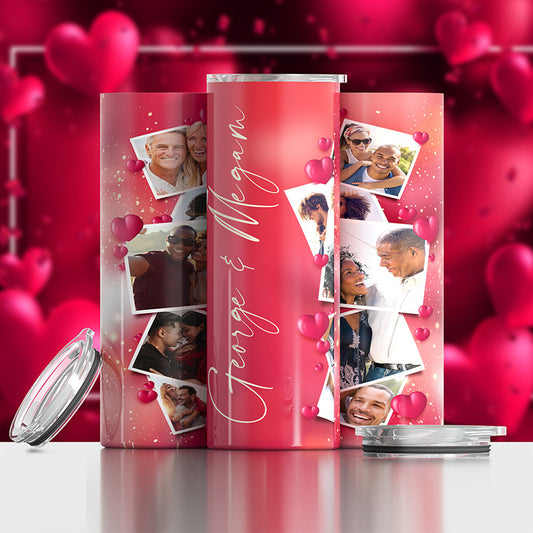 Love Photo Tumbler (10 Photos) - 20 oz