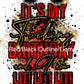 "Lit! Lit! Lit!" Birthday T-Shirt (Explicit Language)